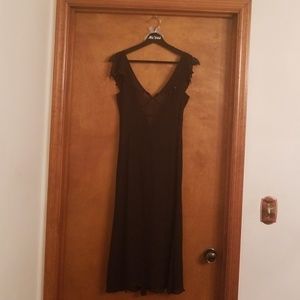 BCBG Black Sheer Dress